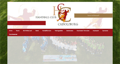 Desktop Screenshot of hc-cadolzburg.de